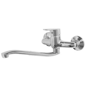 Tap Sink Mixer Wall Type BluTide Bore with Swivel Spout Chrome (271mm Reach)
