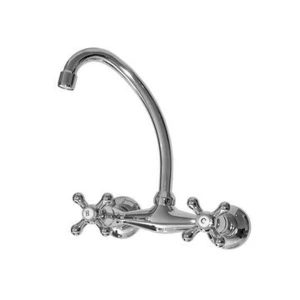 Tap Sink Mixer Wall Type BluTide Crimson with Swivel Spout Chrome