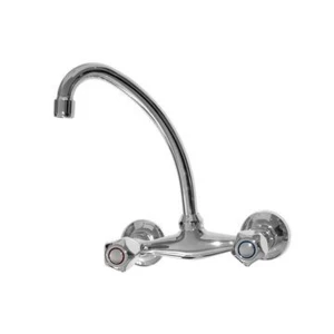 Tap Sink Mixer Wall Type BluTide Rip with Swivel Spout Chrome