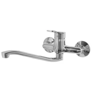Tap Sink Mixer Wall Type BluTide Spring with Swivel Spout Chrome
