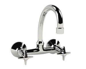 Tap Sink Mixer Wall Type Cobra Star Original Chrome