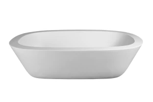 Bath Freestanding Oval Dado Ulia Acanthus 1855mmx1130mmx555mm Polished White