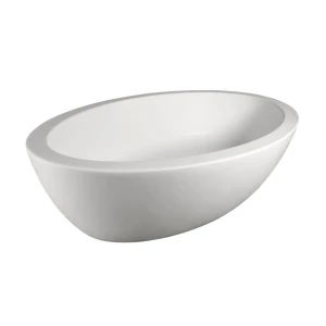 Bath Freestanding Oval Dado Ulia Palm Jumeriah 1905mmx1260mmx540mm Polished White