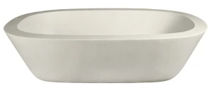 Bath Freestanding Oval Dado Aarde Acanthus Bath 1855mm x 1130mm x 555mm Beach