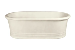 Bath Freestanding Oval Dado Aarde Victoria Bath 1795mm x 900mm x 580mm Beach