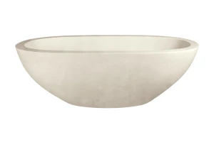 Bath Freestanding Oval Dado Aarde Moloko Bath 1780mm x 785mm x 605mm Beach