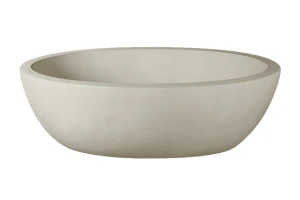 Bath Freestanding Oval Dado Aarde Angela Bath 1710mm x 940mm x 550mm Beach