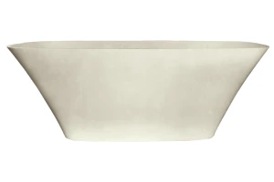 Bath Freestanding Rectangular Dado Aarde Carmen Small Bath 1590mm x 810mm x 540mm Beach