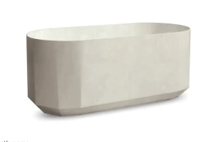Bath Freestanding Oval Dado Aarde Bloom Bath 1650mm x 850mm x 640mm Beach