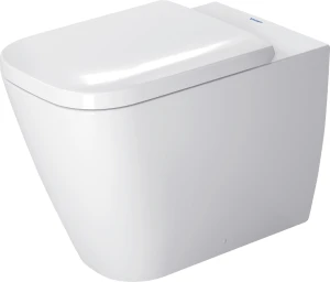 Toilet Floor Standing Happy D.2 365mmx570mm with Fixings White Alpin (Pan Only)