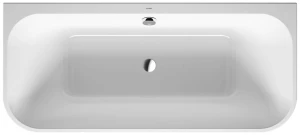 DUR-700318000000000 Bath Freestanding Rectangular Duravit Happy D.2 1800x800mm Back-To-Wall White Alpin