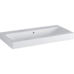 GEB-124093000 Basin Wall-Hung Geberit Icon Rectangular 485mm (L) x 900mm (W) x 160mm (H) with Overflow White