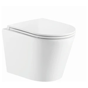 Toilet Wall-Hung Gio Evora Rimless with Soft-Closing Seat White