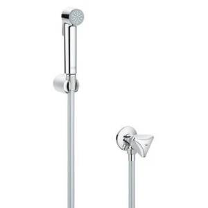 Bidet Spray Grohe Tempesta F Trigger Set with Bracket, Hose 1250mm and Angle Valve Chrome