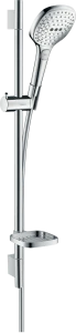 Rail Set Shower Hansgrohe Raindance Select E 120 Unica 3 Jet 650mm with Soap Dish Chrome