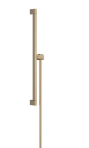 Rail Set Shower Hansgrohe Unica E Puro 650mm Bar With 1600mm Hose Brushed Bronze (Excl. Hand Shower)