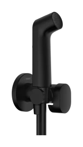 Bidette Spray Porter Set Hansgrohe Bidette S 1 Jet EcoSmart With Shower Holder & Pressure Resistant Shower Hose 1250mm Matt Black
