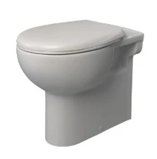 LEC-LAGPANBTW0PARUE Toilet Floor Standing Lecico Laguna Paraplegic Raised Height Back-to-Wall White (Excl. Toilet Seat)
