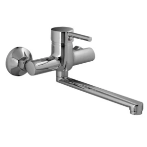 Tap Sink Mixer Triumph Lolite Wall Type with Swivel Spout Chrome
