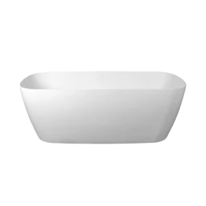 MIETS-MIEBATFORMPOL0006 Bath Freestanding Rectangular Mietre Forma 1600x720x580 Quartz Polished White