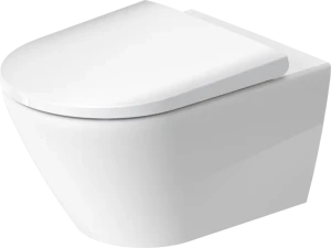 Toilet Wall-hung Duravit D-Neo Durafix Rimless Pan and Duravit D-Neo Soft Closing Seat White Combo