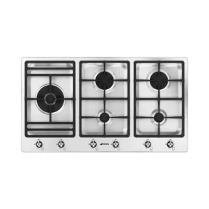 PS906SA SMEG PS906SA2 5 BURNERS CLASSIC ST.STEEL HOB 90CM