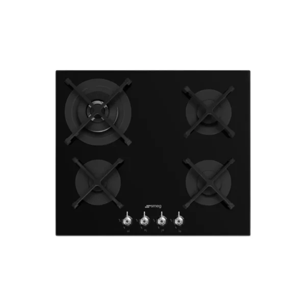 PVL664CN SMEG PVL664CM BLACK GLASS HOB DOLCE