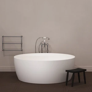 ROS-KINGCBW Bath Freestanding Rossco King Circle 1750mm (D) x 635mm (H) White