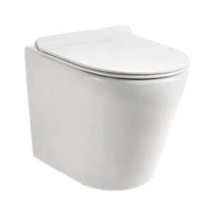 VAA-431300WH Toilet Floor Standing Vaal Entice Rimless Back-to-Wall with Soft Closing White